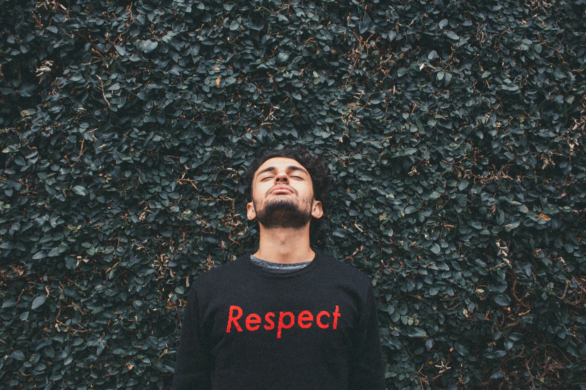 Guy In Respect Shirt